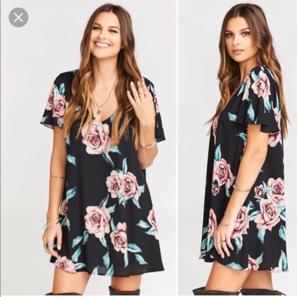 Show Me Your MuMu Dresses & Skirts - Show Me Your Mumu black floral Kylie dress, NWT